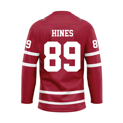 Alabama - Football Alumni : Ed Hines - Crimson Hockey Jersey