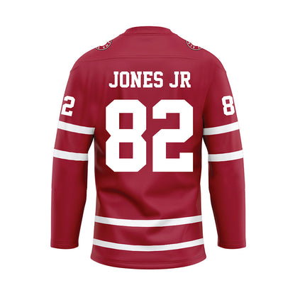 Alabama - Football Alumni : Terry Jones Jr - Crimson Hockey Jersey