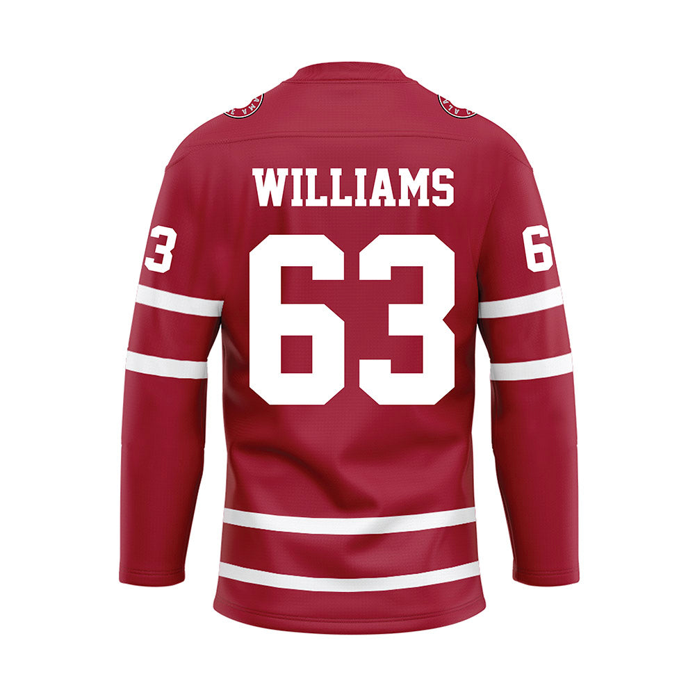 Alabama - Football Alumni : Kelin Williams - Crimson Hockey Jersey