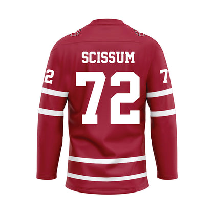 Alabama - Football Alumni : Willard Scissum - Crimson Hockey Jersey