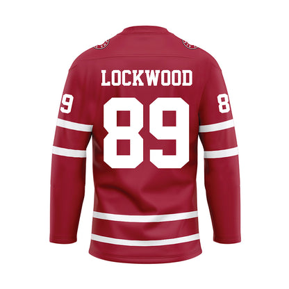 Alabama - NCAA Football : Ty Lockwood - Crimson Hockey Jersey