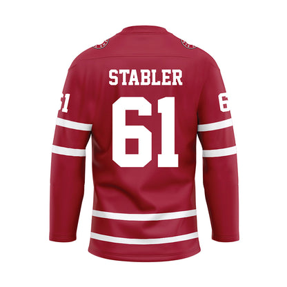 Alabama - Football Alumni : BJ Stabler - Crimson Hockey Jersey