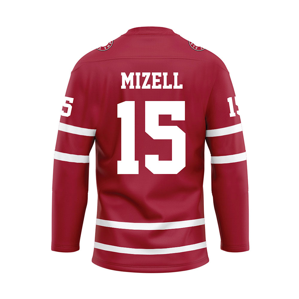 Alabama - NCAA Baseball : Coleman Mizell - Crimson Hockey Jersey