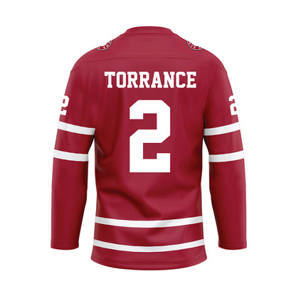 Alabama - Mens Basketball Alumni : Mikhail Torrance - Crimson Hockey Jersey