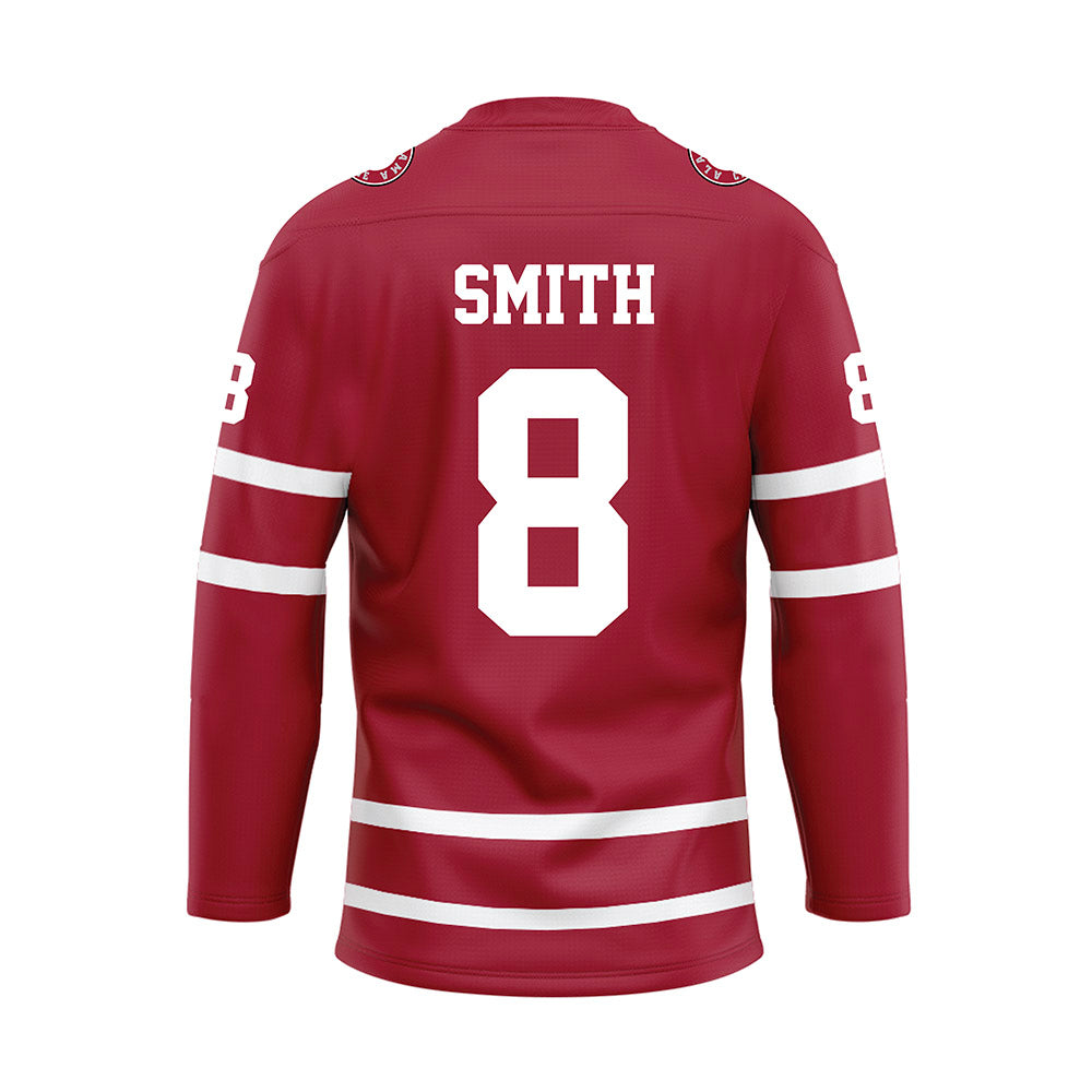 Alabama - NCAA Football : Devonta Smith - Crimson Hockey Jersey