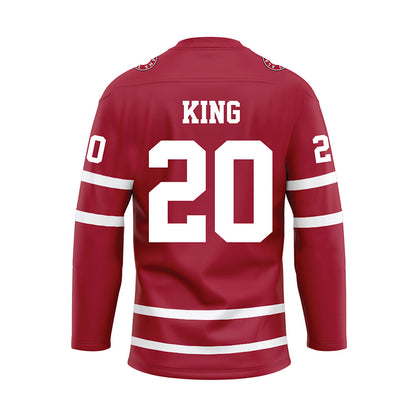 Alabama - Football Alumni : Tyrone King - Crimson Hockey Jersey