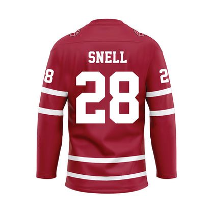 Alabama - NCAA Baseball : Kade Snell - Crimson Hockey Jersey