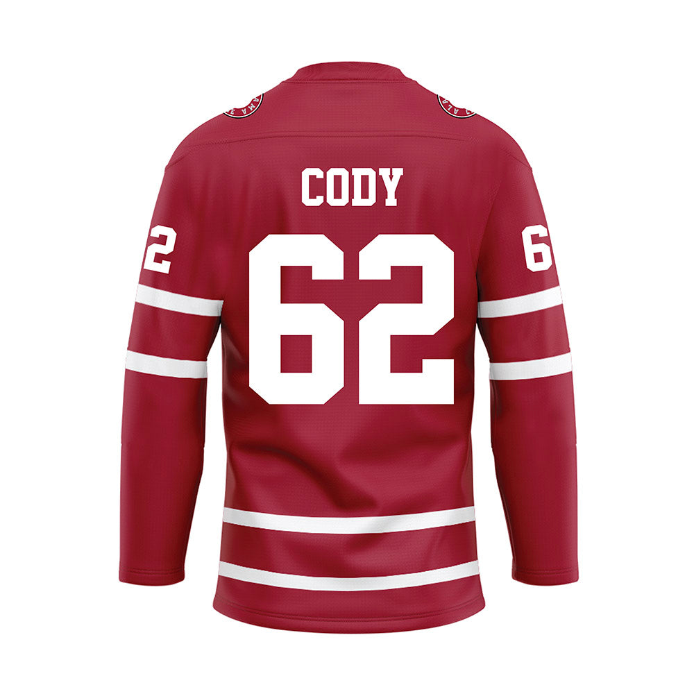 Alabama - Football Alumni : Terrence Cody - Crimson Hockey Jersey