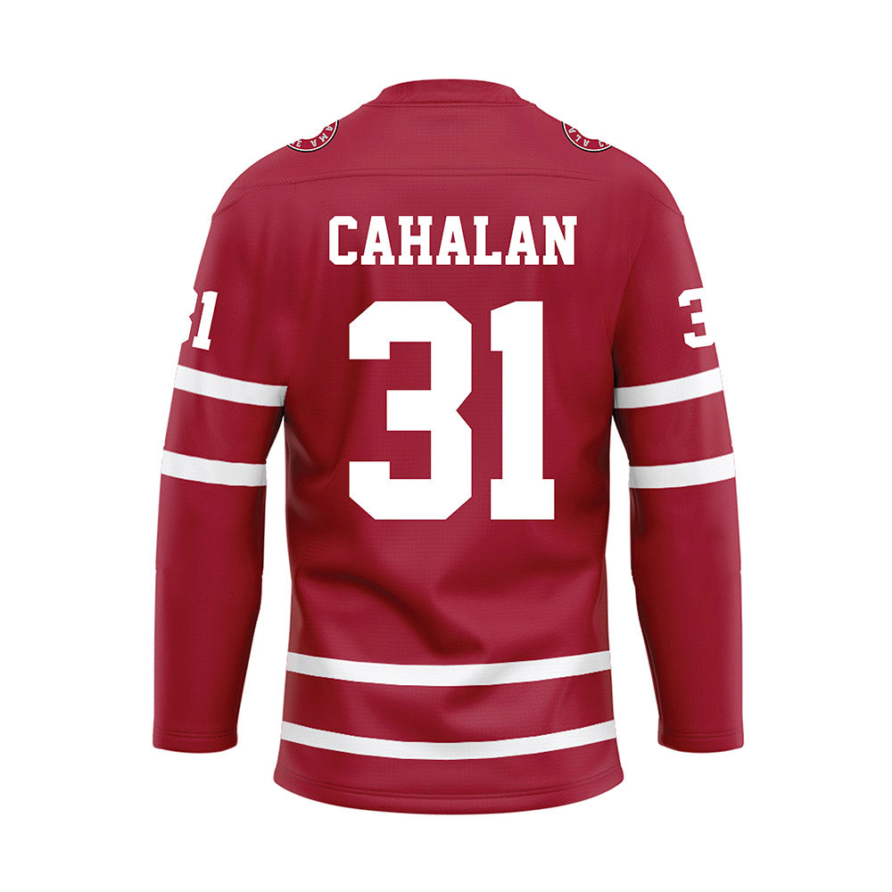 Alabama - Softball Alumni : Kenleigh Cahalan - Crimson Hockey Jersey