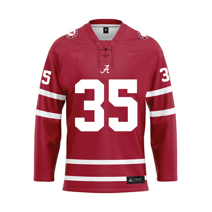 Alabama - Football Alumni : Martin Houston - Crimson Hockey Jersey