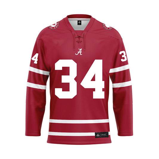 Alabama - Softball Alumni : Ally Shipman - Crimson Hockey Jersey