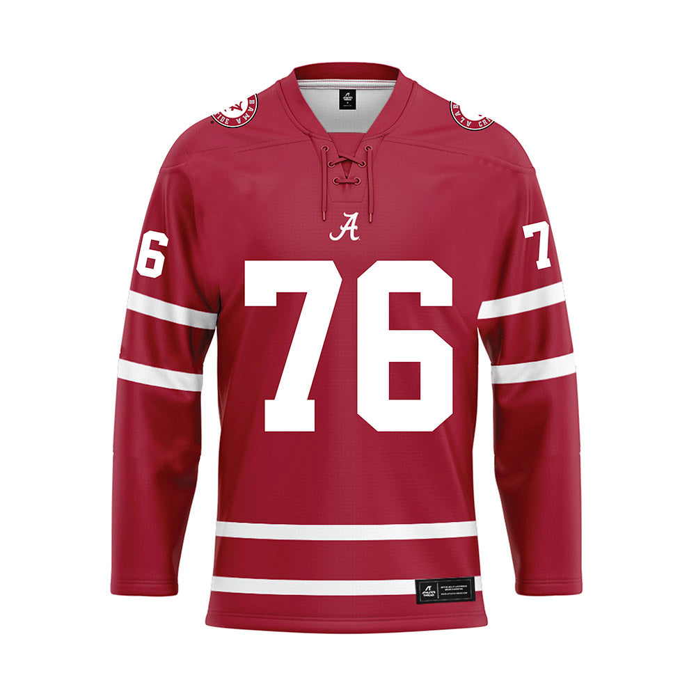 Alabama - Football Alumni : Dan Kearley - Crimson Hockey Jersey