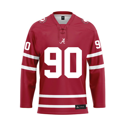 Alabama - Football Alumni : Jeremy Shelley - Crimson Hockey Jersey