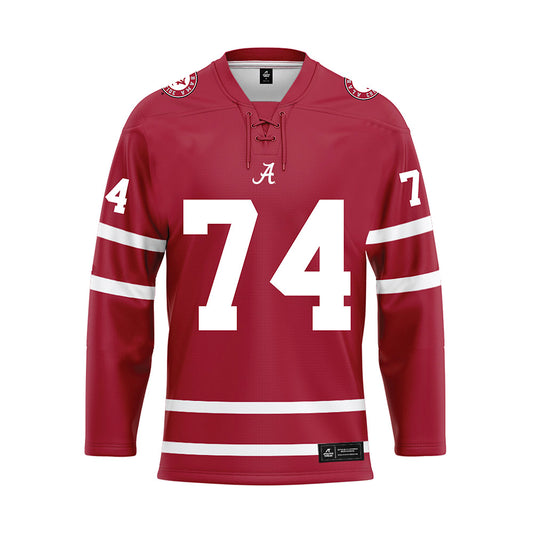 Alabama - NCAA Football : Kadyn Proctor - Crimson Hockey Jersey