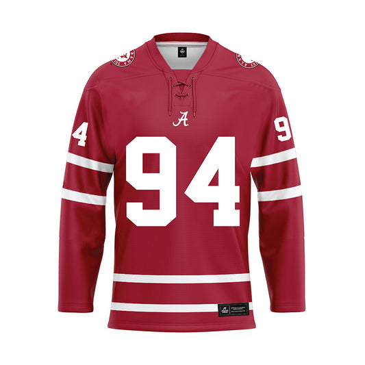 Alabama - Football Alumni : Derek Sanders - Crimson Hockey Jersey