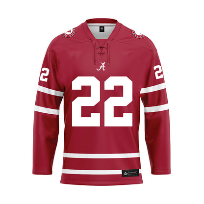 Alabama - NCAA Baseball : Camden Hayslip - Crimson Hockey Jersey