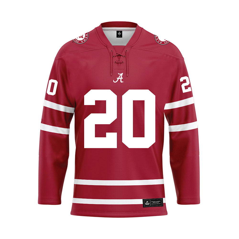 Alabama - NCAA Football : Jah-Marien Latham - Crimson Hockey Jersey