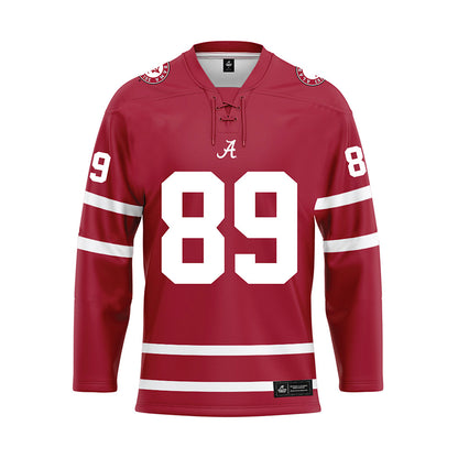 Alabama - Football Alumni : Ed Hines - Crimson Hockey Jersey