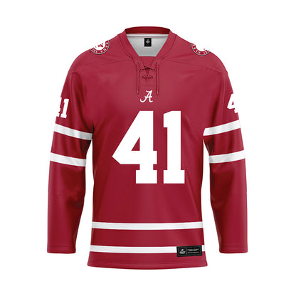 Alabama - Mens Basketball Alumni : Keith Askins - Crimson Hockey Jersey