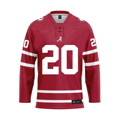 Alabama - NCAA Women's Soccer : Carys Hall - Crimson Hockey Jersey