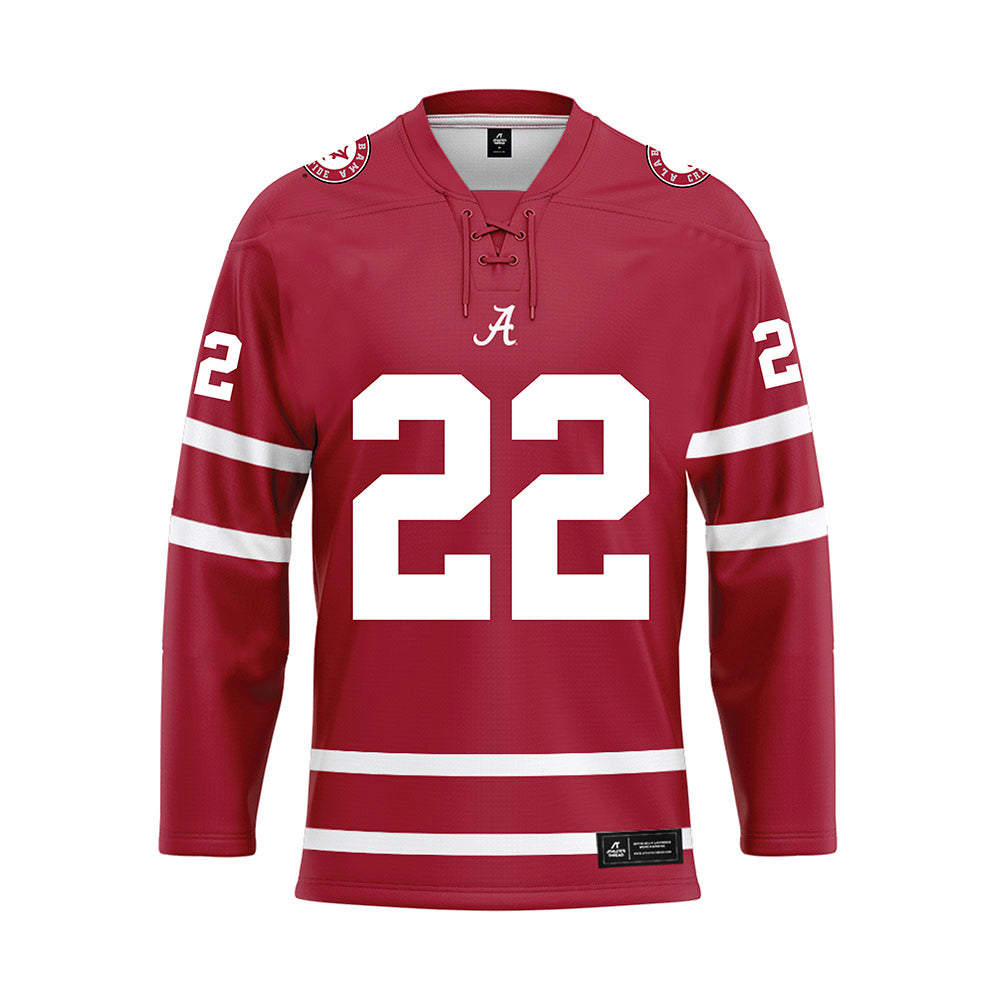 Alabama - NCAA Women's Soccer : Leah Kunde - Crimson Hockey Jersey