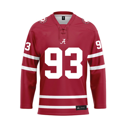 Alabama - Football Alumni : Marty Lyons - Crimson Hockey Jersey