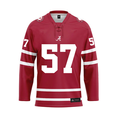 Alabama - NCAA Football : Elijah Pritchett - Crimson Hockey Jersey