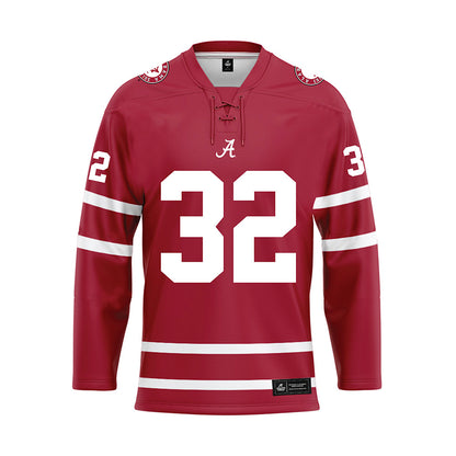 Alabama - NCAA Baseball : Braylon Myers - Crimson Hockey Jersey