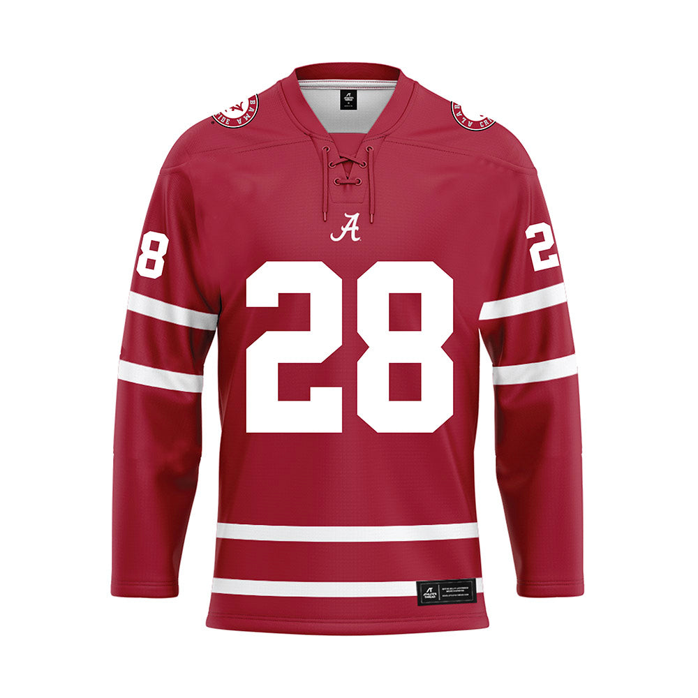 Alabama - NCAA Baseball : Kade Snell - Crimson Hockey Jersey