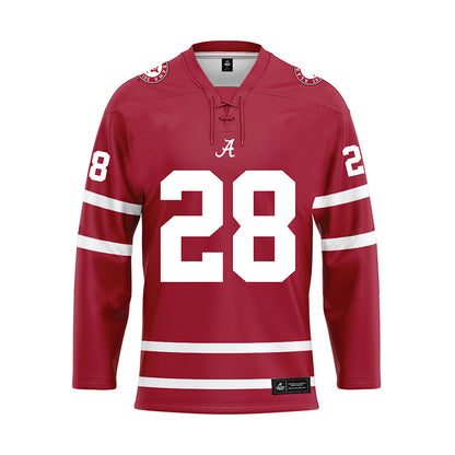 Alabama - NCAA Baseball : Kade Snell - Crimson Hockey Jersey