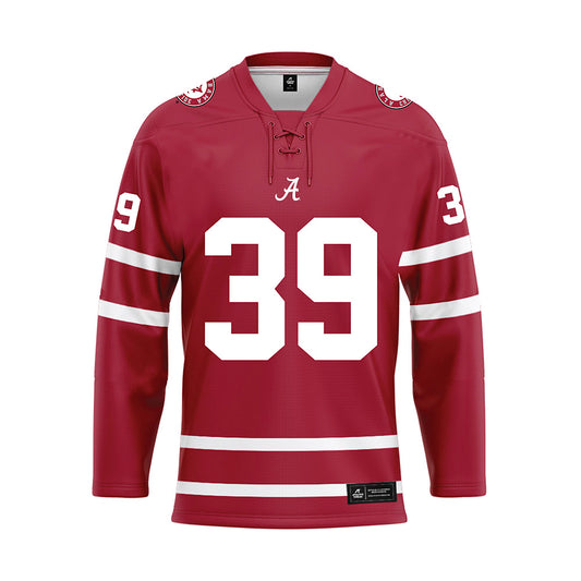 Alabama - Football Alumni : Darwin Salaam - Crimson Hockey Jersey