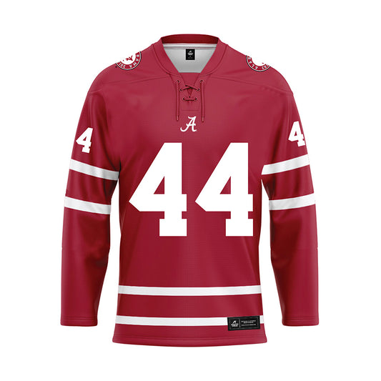 Alabama - Mens Basketball Alumni : Justin Jonus - Crimson Hockey Jersey