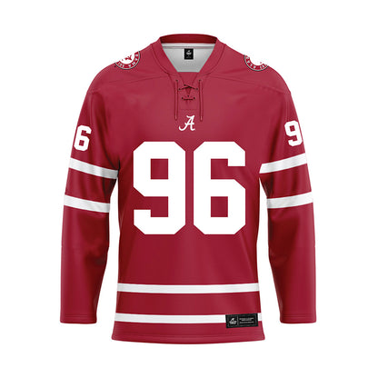 Alabama - Football Alumni : Daniel Wood - Crimson Hockey Jersey