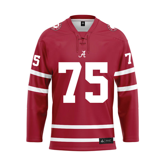 Alabama - Football Alumni : Mike McQueen - Crimson Hockey Jersey