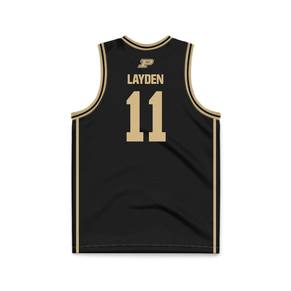Purdue - NCAA Women's Basketball : McKenna Layden - Black Basketball Jersey