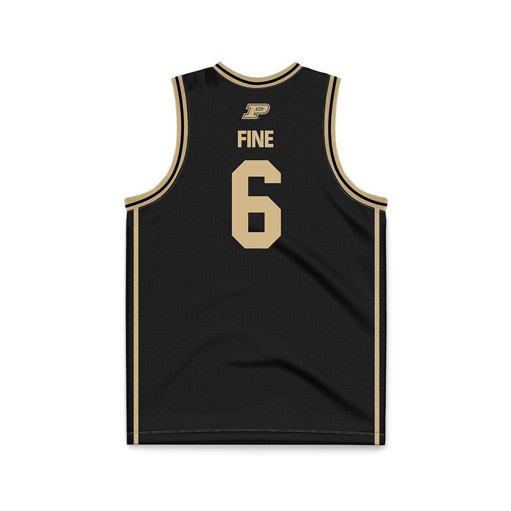 Purdue - NCAA Men's Basketball : Aaron Fine - Black Basketball Jersey