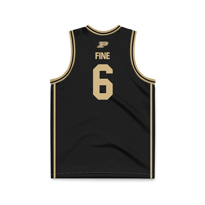 Purdue - NCAA Men's Basketball : Aaron Fine - Black Basketball Jersey