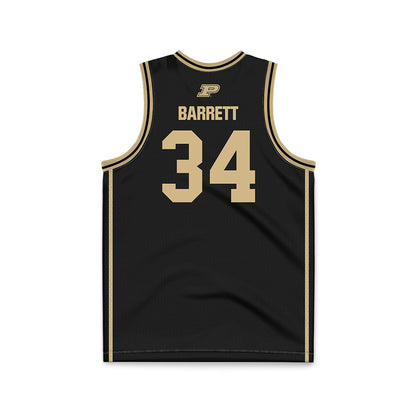 Purdue - NCAA Men's Basketball : Carson Barrett - Black Basketball Jersey