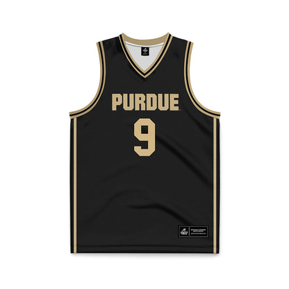 Purdue - NCAA Men's Basketball : Jack Lusk - Black Basketball Jersey