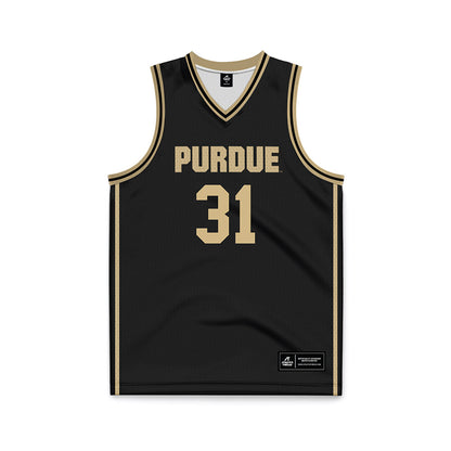 Purdue - NCAA Women's Basketball : Sophie Swanson - Black Basketball Jersey