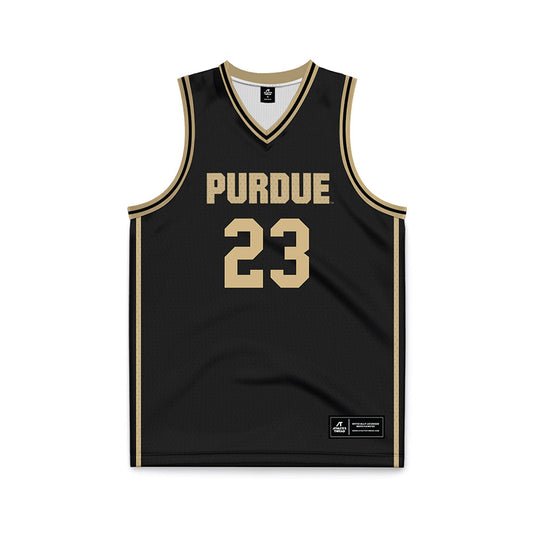 Purdue - NCAA Women's Basketball : Abbey Ellis - Black Basketball Jersey