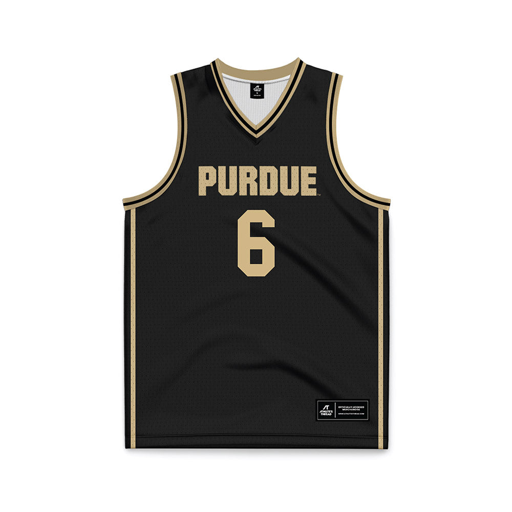 Purdue - NCAA Men's Basketball : Aaron Fine - Black Basketball Jersey