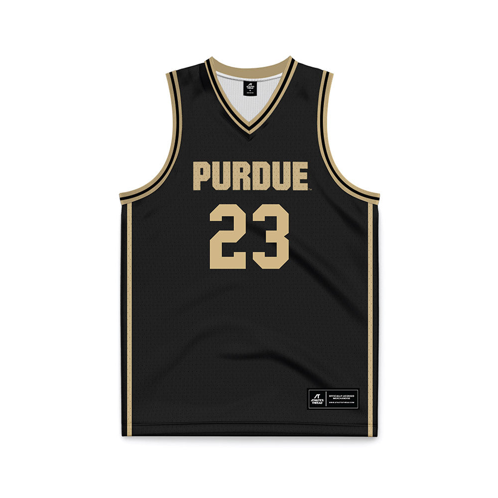 Purdue - NCAA Women's Basketball : Kiki Smith - Black Basketball Jersey-0
