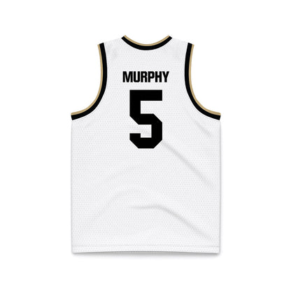 Purdue - NCAA Men's Basketball : Liam Murphy - White Basketball Jersey-1
