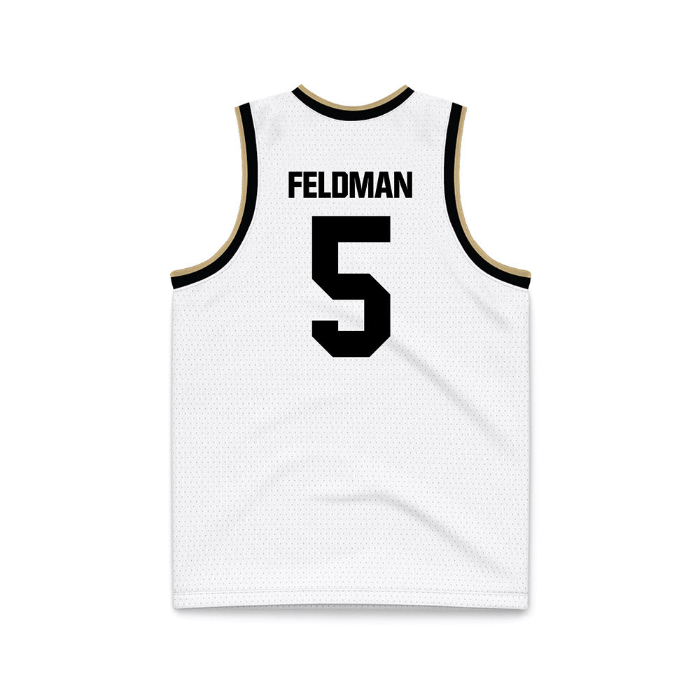 Purdue - NCAA Women's Basketball : Taylor Feldman - White Basketball Jersey-1