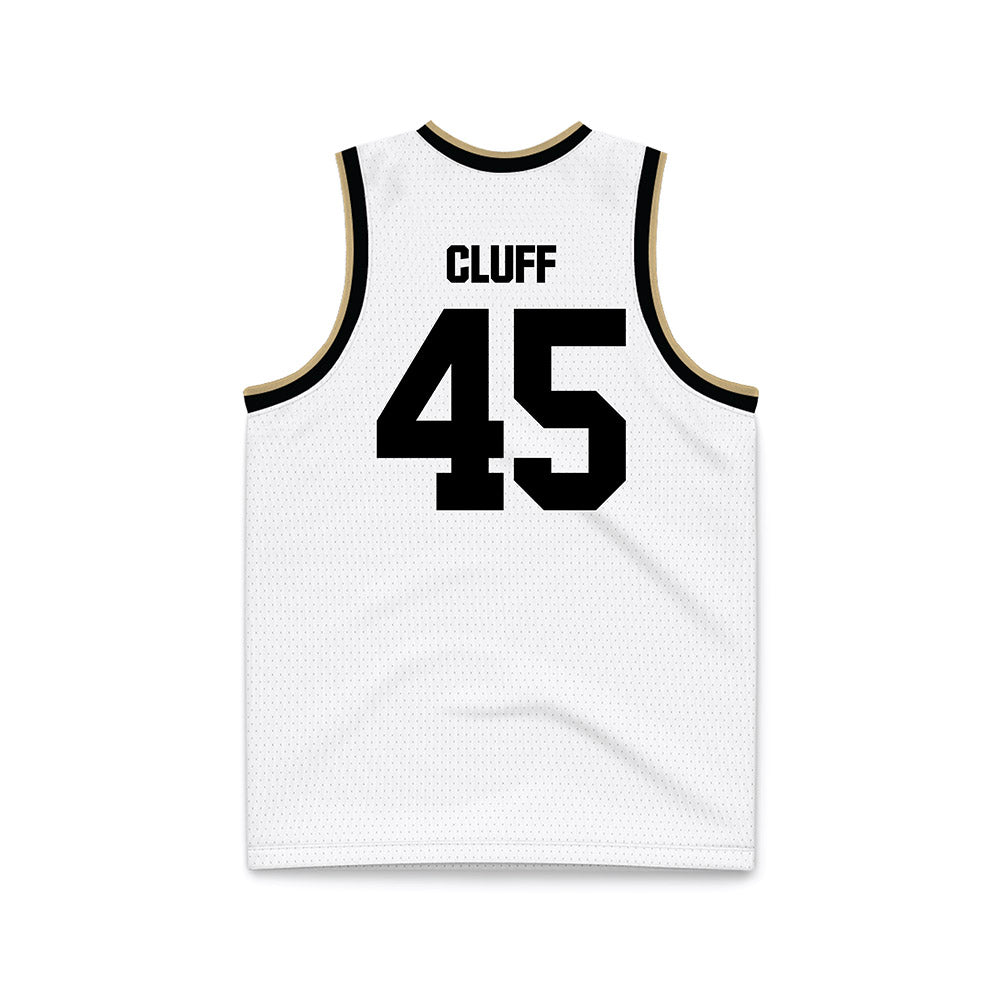 Purdue - NCAA Men's Basketball : Oscar Cluff - White Basketball Jersey-1