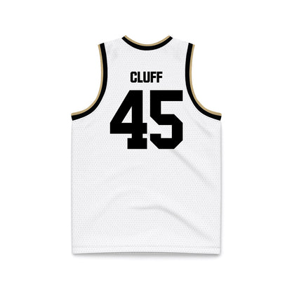 Purdue - NCAA Men's Basketball : Oscar Cluff - White Basketball Jersey-1