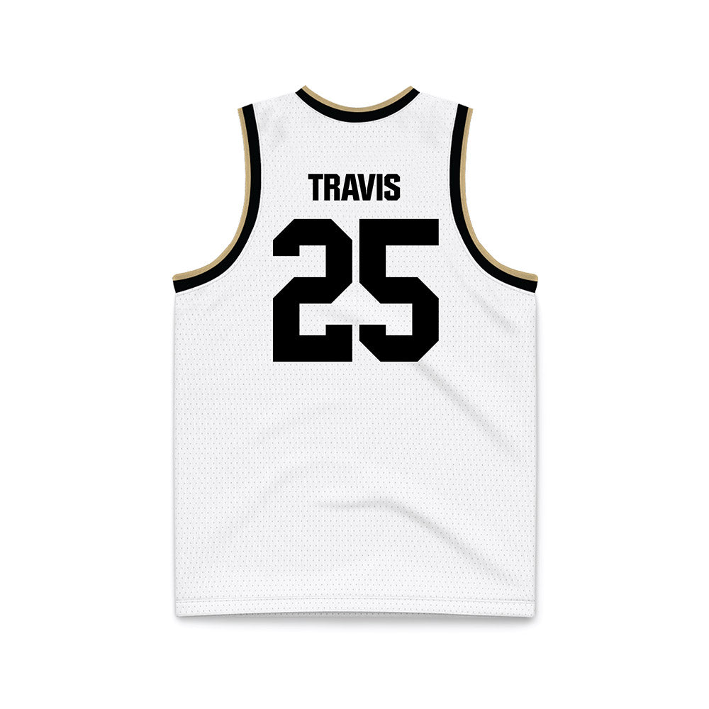 Purdue - NCAA Women's Basketball : Skylah Travis - White Basketball Jersey