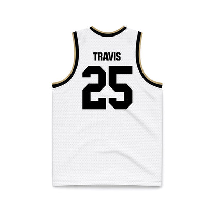 Purdue - NCAA Women's Basketball : Skylah Travis - White Basketball Jersey