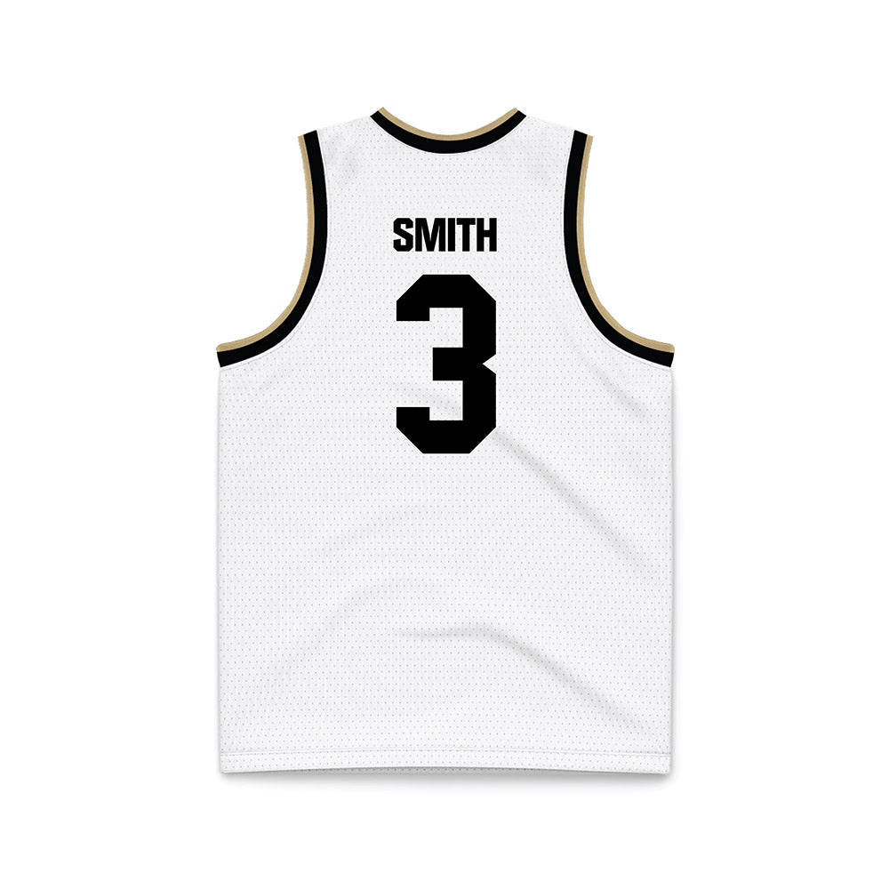 Purdue - NCAA Women's Basketball : Jayla Smith - White Basketball Jersey-1